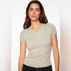 Dynamite- crew neck green t-shirt